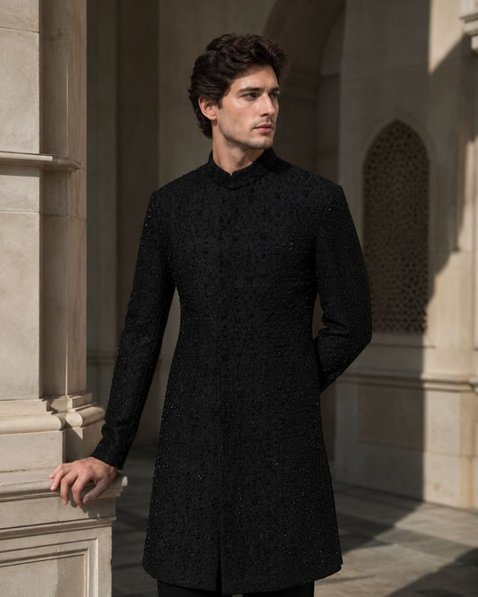 Midnight Regal Sherwani
