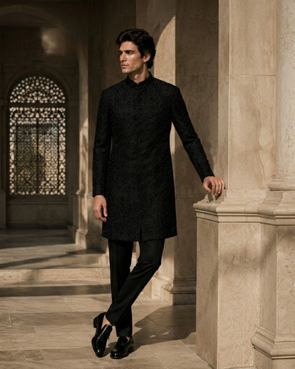 Midnight Regal Sherwani