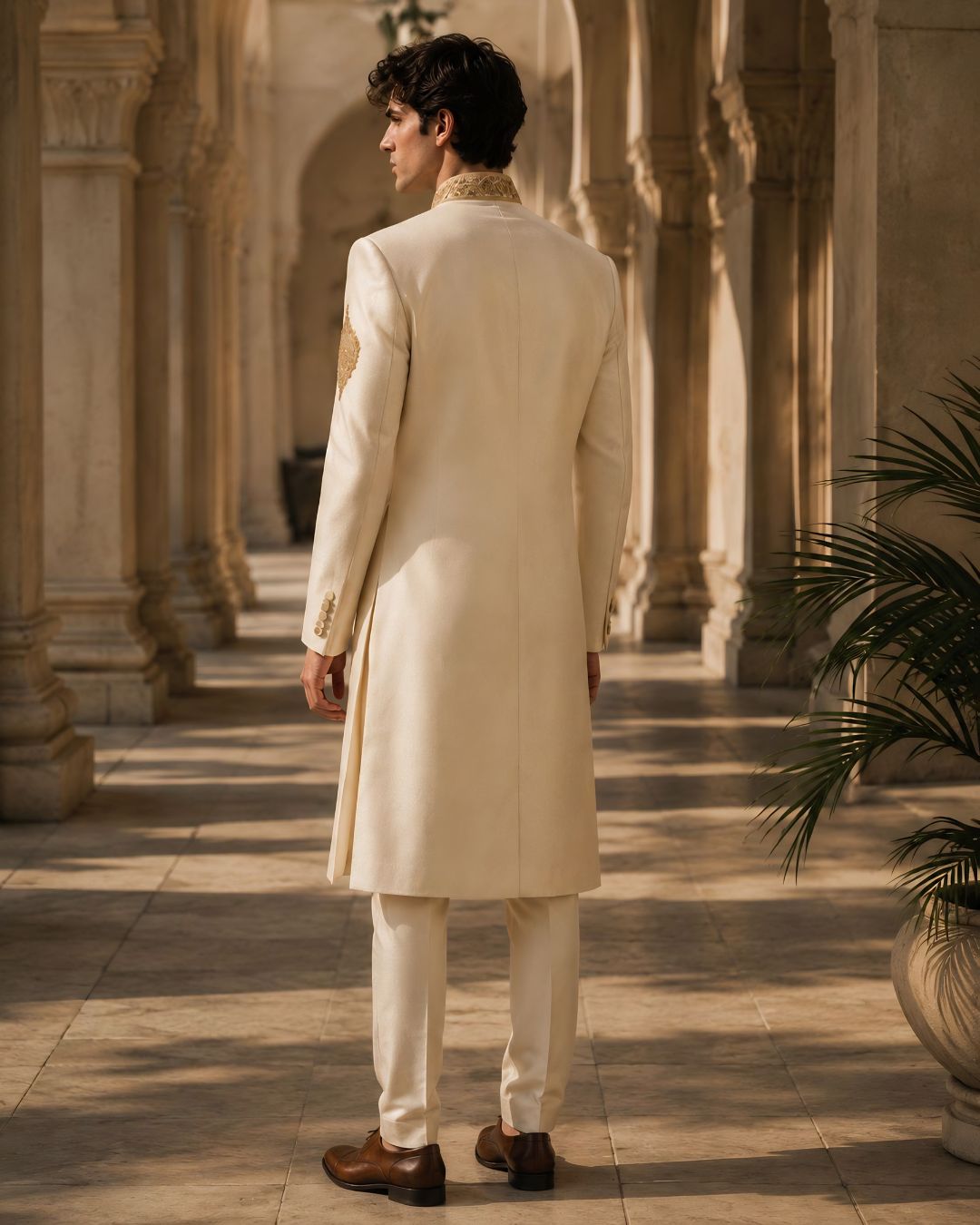 Ivory Luxe Sherwani – Signature Wedding Wear