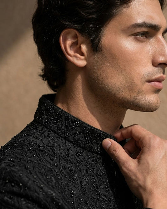 Midnight Regal Sherwani