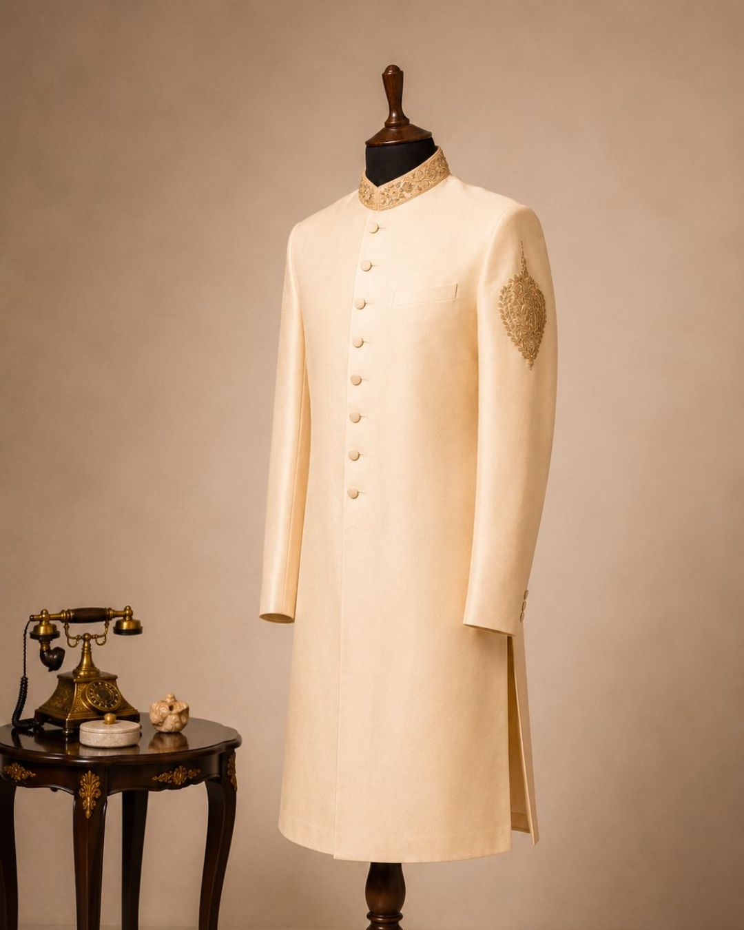 Ivory Luxe Sherwani – Signature Wedding Wear