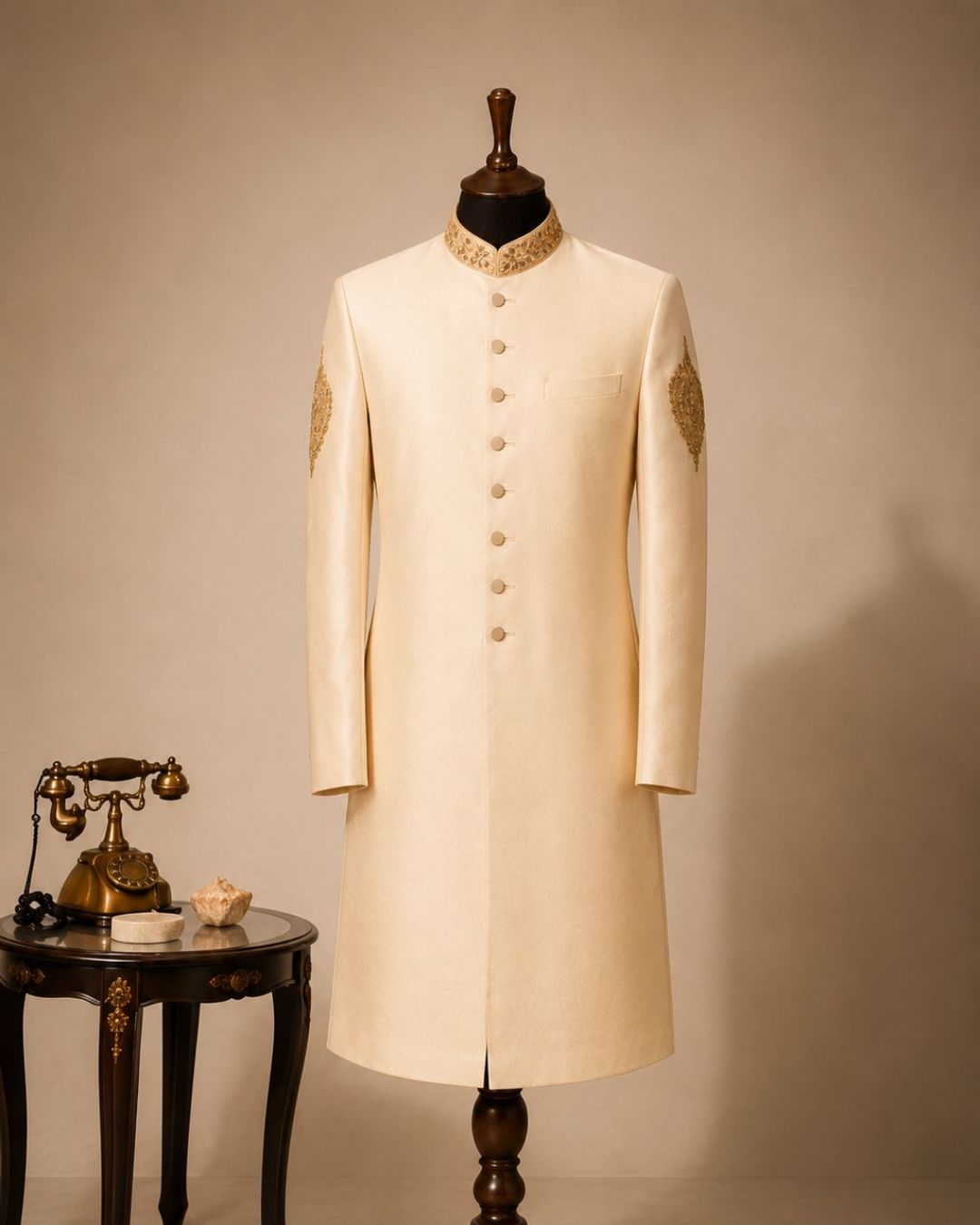 Ivory Luxe Sherwani – Signature Wedding Wear