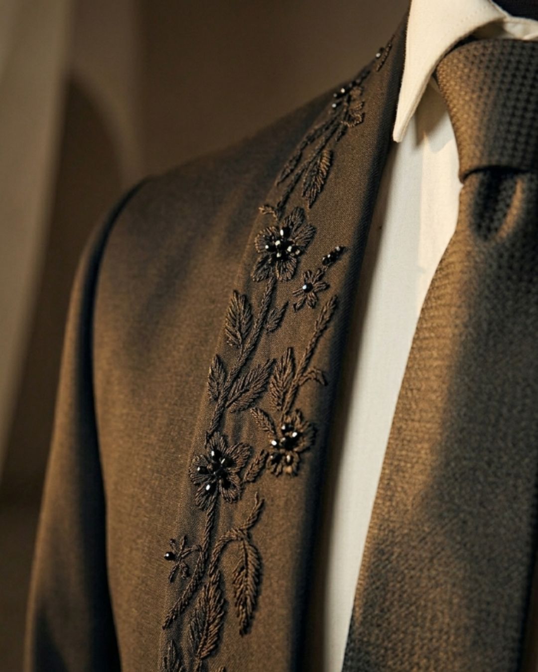 Midnight Monarch – Handcrafted Statement Tuxedo