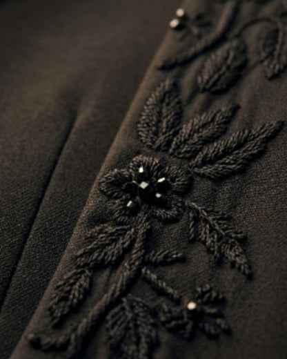 Midnight Monarch – Handcrafted Statement Tuxedo