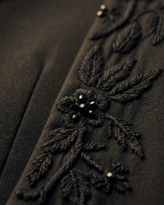 Midnight Monarch – Handcrafted Statement Tuxedo