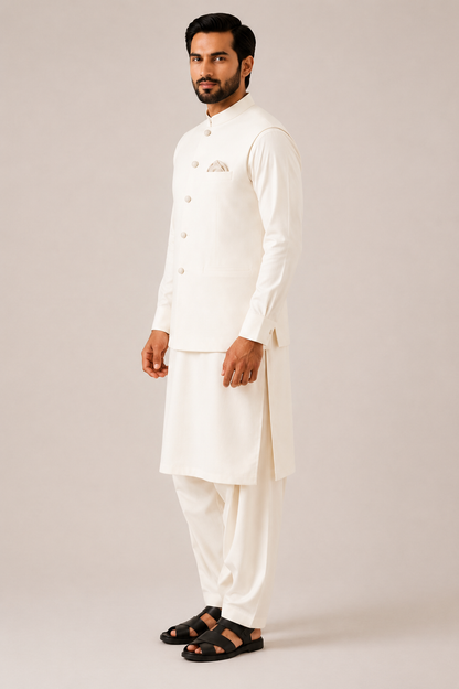 Noor | 3-Piece Waistcoat Cord Set