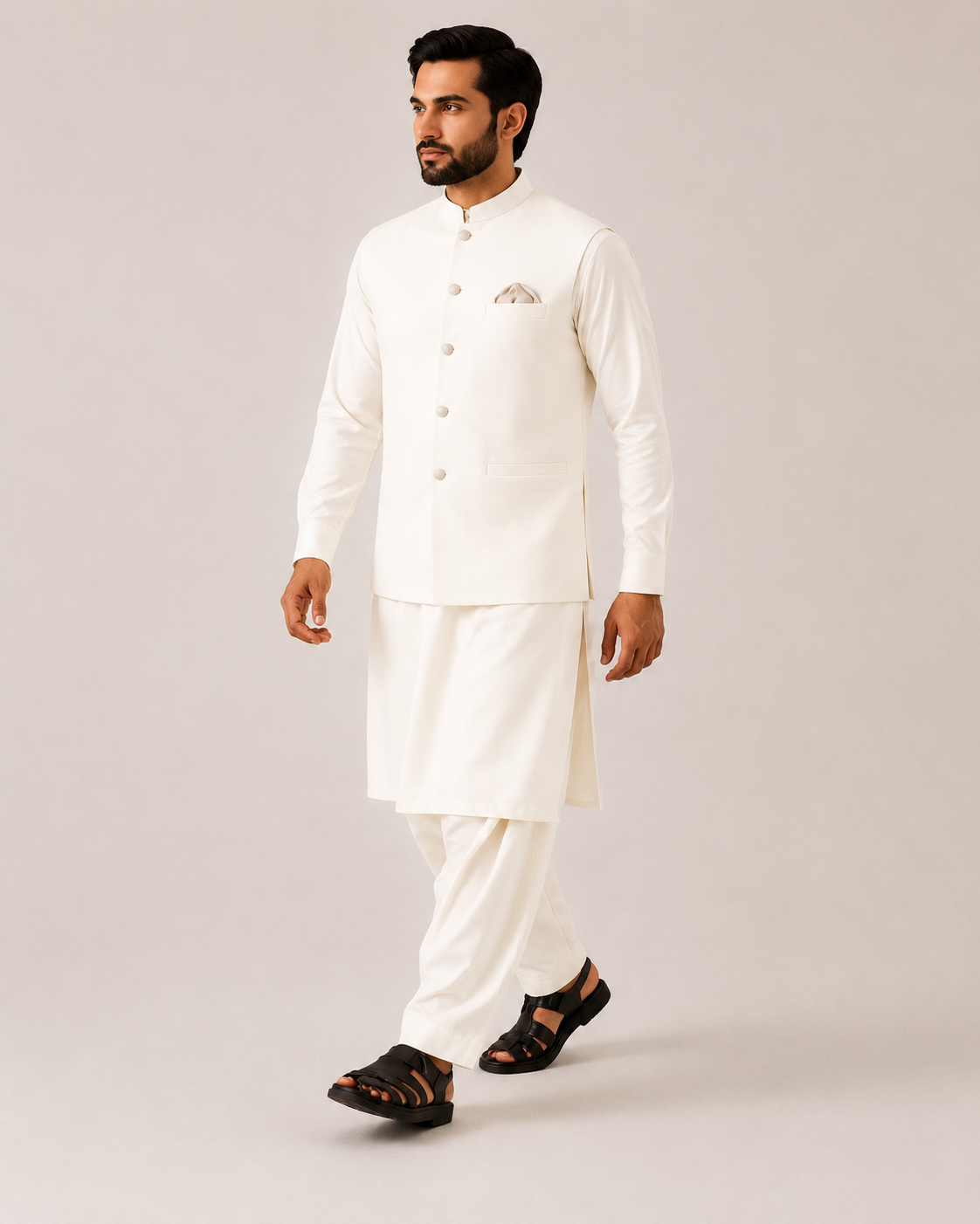 Noor | 3-Piece Waistcoat Cord Set