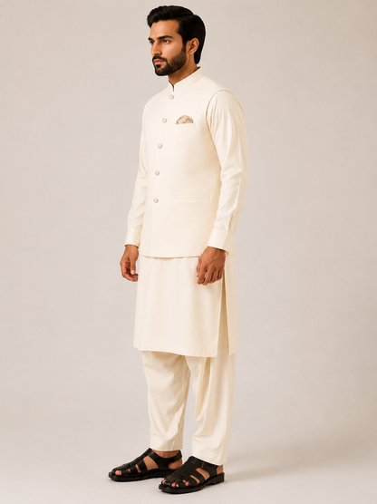 Noor | 3-Piece Waistcoat Cord Set