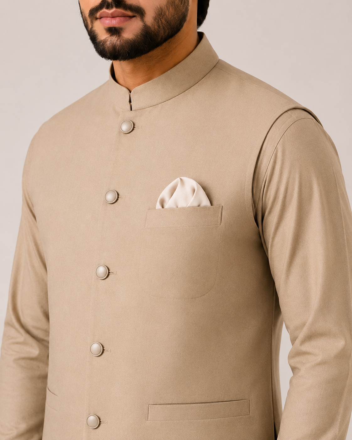 Sarmaya | 3-Piece Waistcoat Cord Set