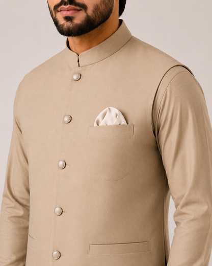 Sarmaya | 3-Piece Waistcoat Cord Set