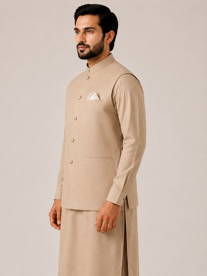 Sarmaya | 3-Piece Waistcoat Cord Set