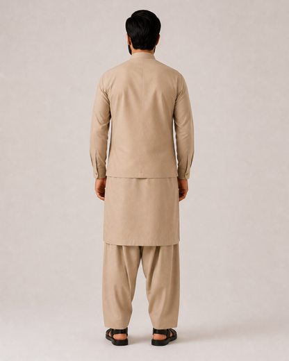 Sarmaya | 3-Piece Waistcoat Cord Set