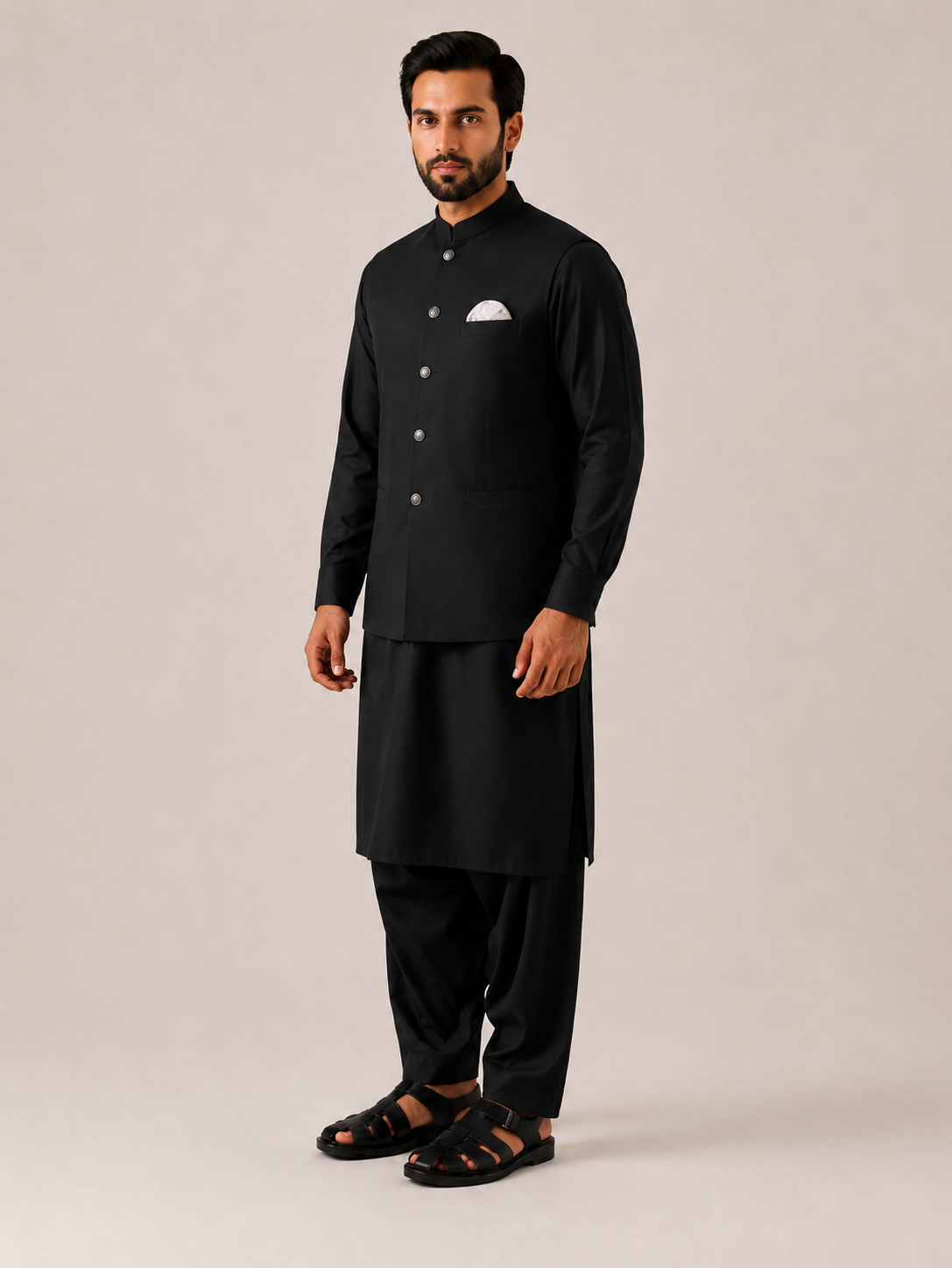 Shahkaar | 3-Piece Waistcoat Cord Set