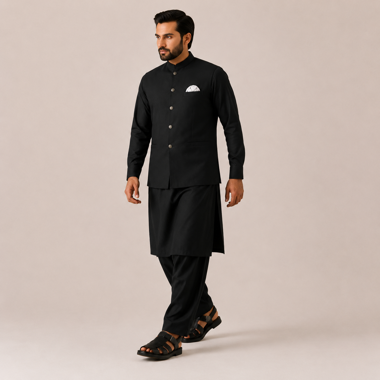 Shahkaar | 3-Piece Waistcoat Cord Set