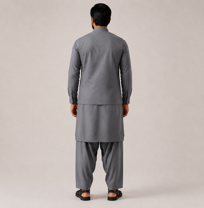 Sikandar | 3-Piece Waistcoat Cord Set